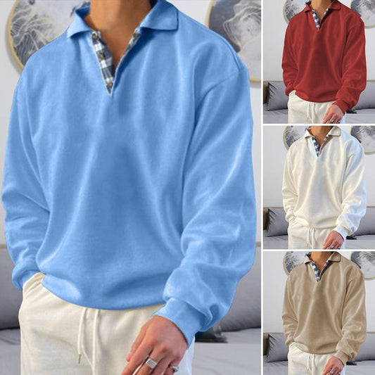 Casual Men's Sweater - Victor-White-S-Nora Luxe