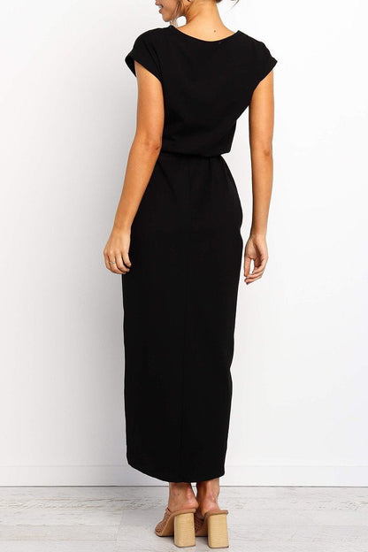Casual midi dress - Isabella-Green-S-Nora Luxe