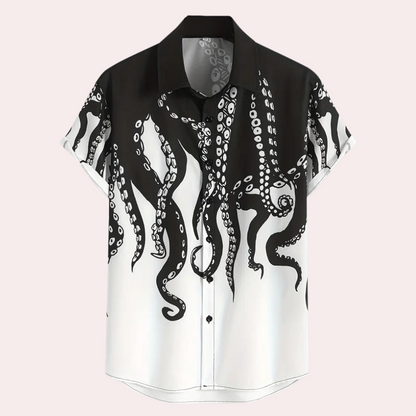 Casual Printed Shirt for Men - Luca-S-Nora Luxe