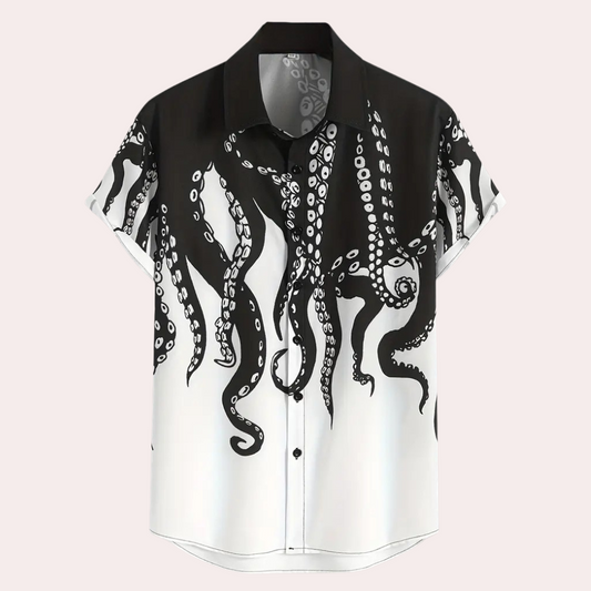 Casual Printed Shirt for Men - Luca-S-Nora Luxe