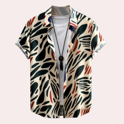 Casual Short Sleeve Shirt for Men - Rafael-S-Nora Luxe