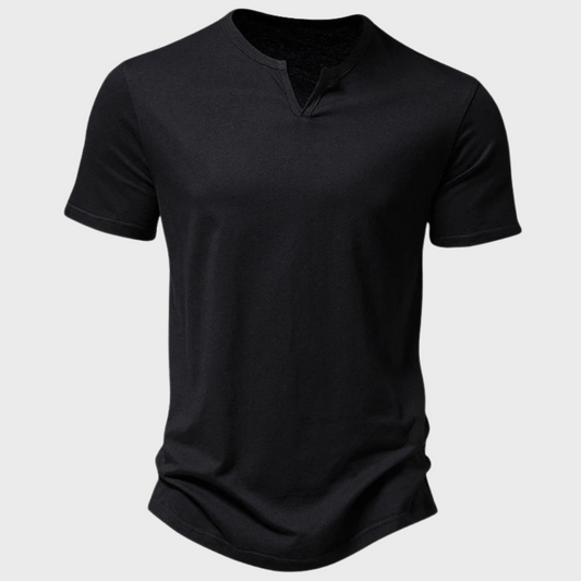 Casual T-shirt for Men - Jasper-Black-S-Nora Luxe