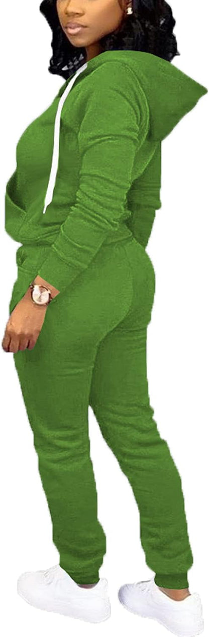 Casual Women's Tracksuit - Mia-Olive green-S-Nora Luxe
