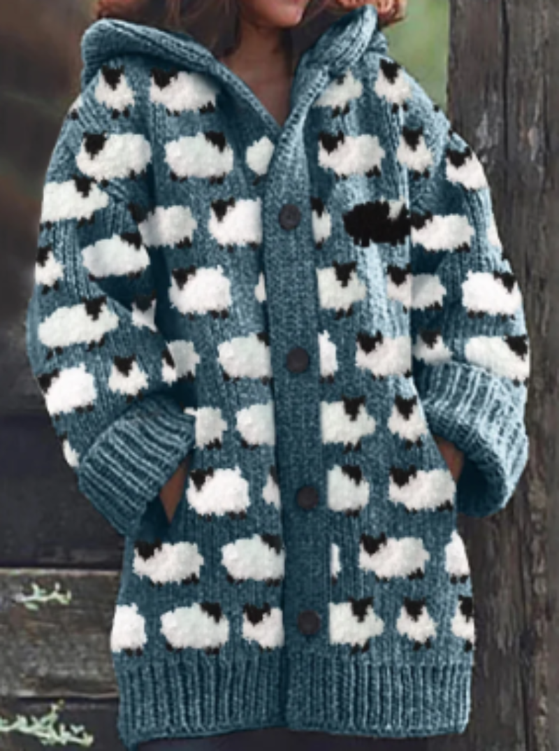 Casual Women's Winter Coat - Isla-Blue-S-Nora Luxe