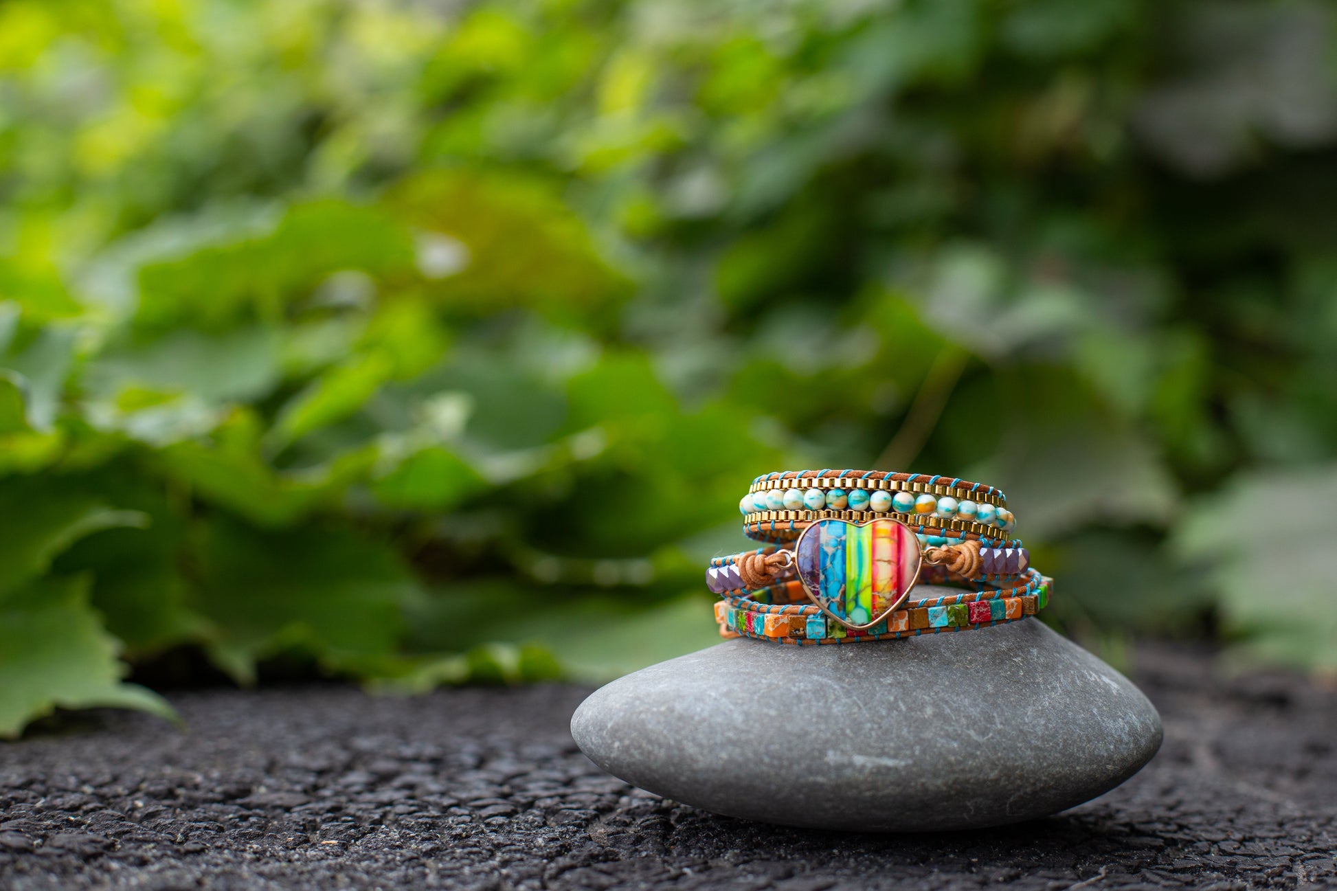 Chakra Energy Wrap Bracelet - Vitala-Nora Luxe
