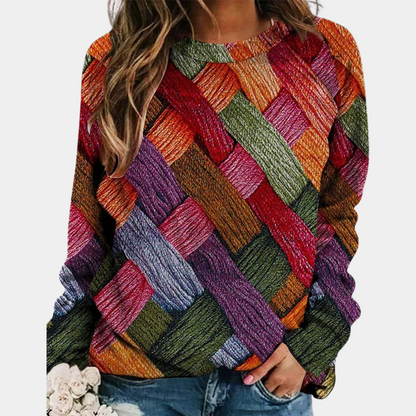 Cheerful Sweater for Women - Nova-Orange-XS-Nora Luxe