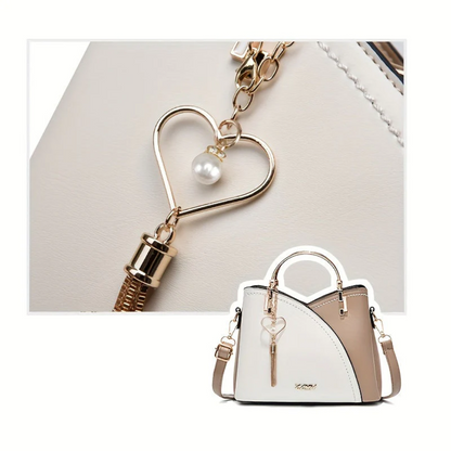 Chic Ladies Handbag - LuxeGrace-Light Blue-Nora Luxe