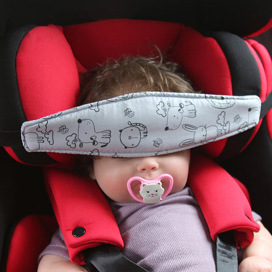 Child Headrest for Car Seat-Gray-Nora Luxe