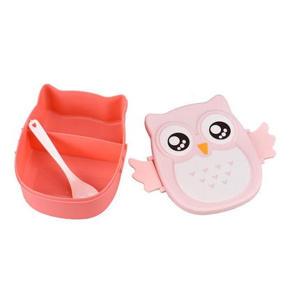Children's Lunchbox - OwlLunch-Pink-Nora Luxe