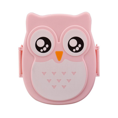 Children's Lunchbox - OwlLunch-Pink-Nora Luxe