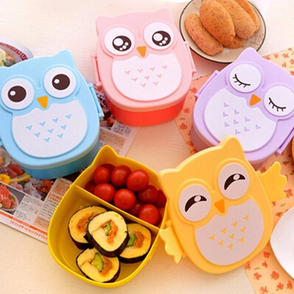 Children's Lunchbox - OwlLunch-Pink-Nora Luxe