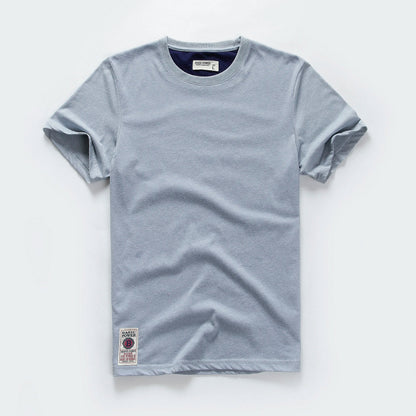 Classic cotton t-shirt with a timeless look - Victor-Green-XS-Nora Luxe