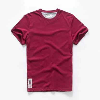 Classic cotton t-shirt with a timeless look - Victor-Wine red-XS-Nora Luxe