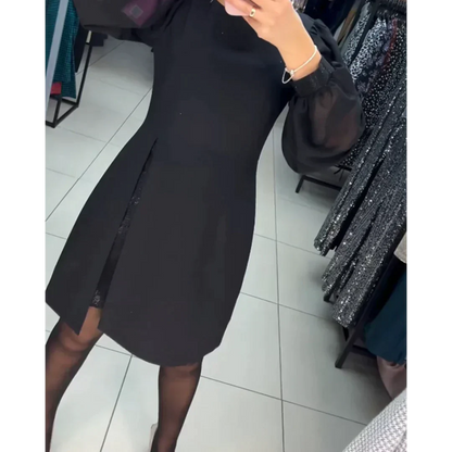 Classic Dress with Long Sleeves - Isabelle-S-Nora Luxe