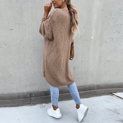Classic Ladies Cardigan - Camile-Beige-S-Nora Luxe