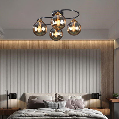 Classic LED Ceiling Light - LumiAura-Amber-Daylight-4-Nora Luxe