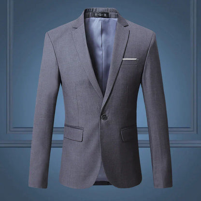 Classic Men's blazer - Maxim-Gray-S-Nora Luxe