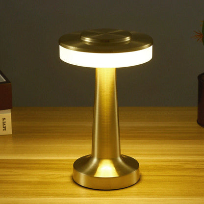 Classic Wireless Portable LED Table Lamp - LumiCrest-Gold-Nora Luxe