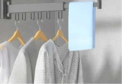 Clothes Drying Rack – Dryvo-1-folded rod grey-The Livary