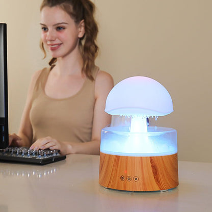 Cloud Rain Air Humidifier - RainGlow-White-Nora Luxe