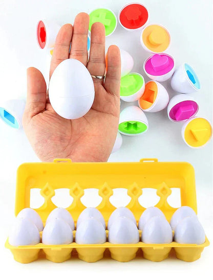 Colorful and Educational Egg Set - ColorMatch-Nora Luxe