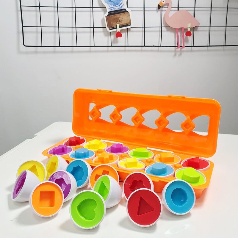 Colorful and Educational Egg Set - ColorMatch-Nora Luxe
