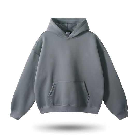 Comfort Fit Hoodie - Serenity-Steel Gray-S-Nora Luxe