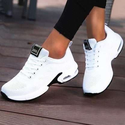 Comfortable & Breathable Orthopedic Women's Sneakers – Marlene-Black-3-Nora Luxe