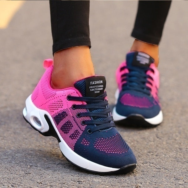 Comfortable & Breathable Orthopedic Women's Sneakers – Marlene-Black-3-Nora Luxe