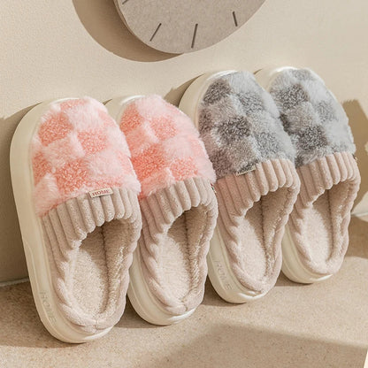 Comfortable Cotton Slippers - Jesse-Gray-7.0-Nora Luxe