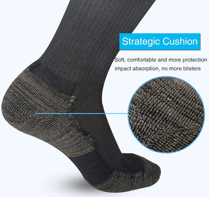 Comfortable Cotton Sports Socks (4 or 6 Pairs) - Lucas-Green (4 pairs)-Nora Luxe