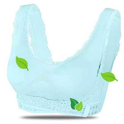 Comfortable Good Supporting Bra - Grace-Blue-S-Nora Luxe