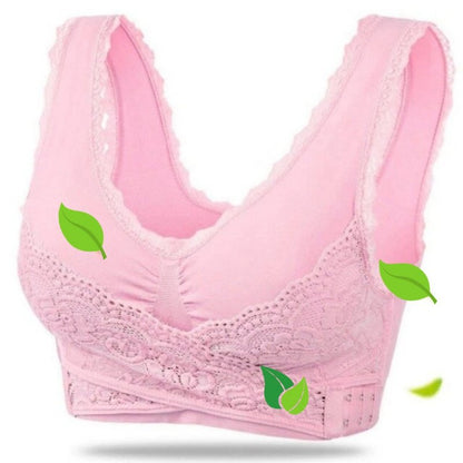 Comfortable Good Supporting Bra - Grace-Light pink-S-Nora Luxe