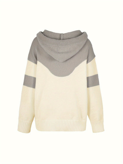 Comfortable Hoodie with Drawstring - Maya-Beige-S-Nora Luxe