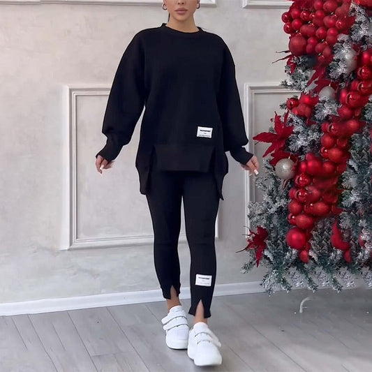 Comfortable Ladies Clothing Set - Elin-Black-S-Nora Luxe