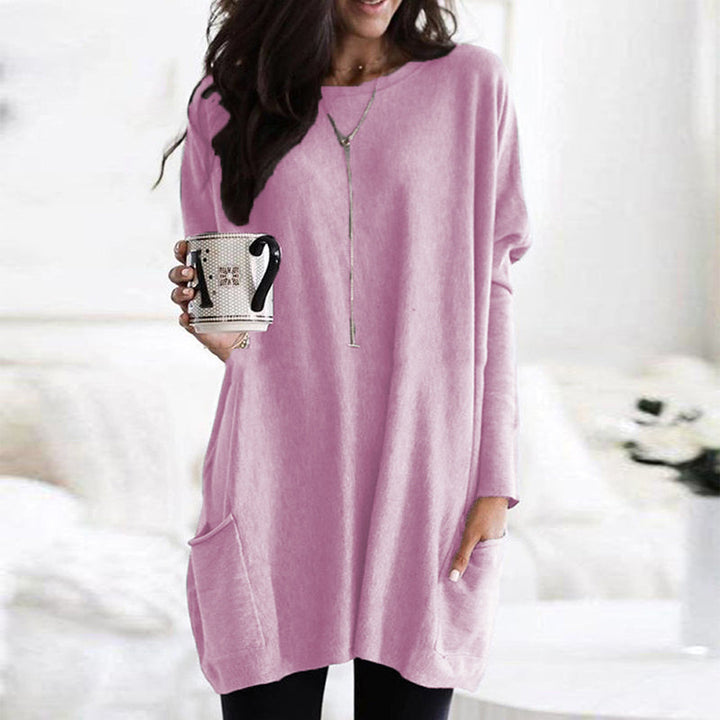 Comfortable Ladies' Sweater - Lina-Pink-S-Nora Luxe