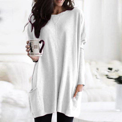 Comfortable Ladies' Sweater - Lina-White-S-Nora Luxe