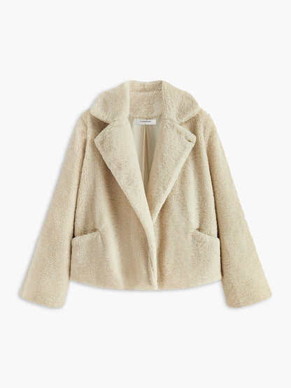 Comfortable Ladies Teddy Coat - Aveline-S-Nora Luxe