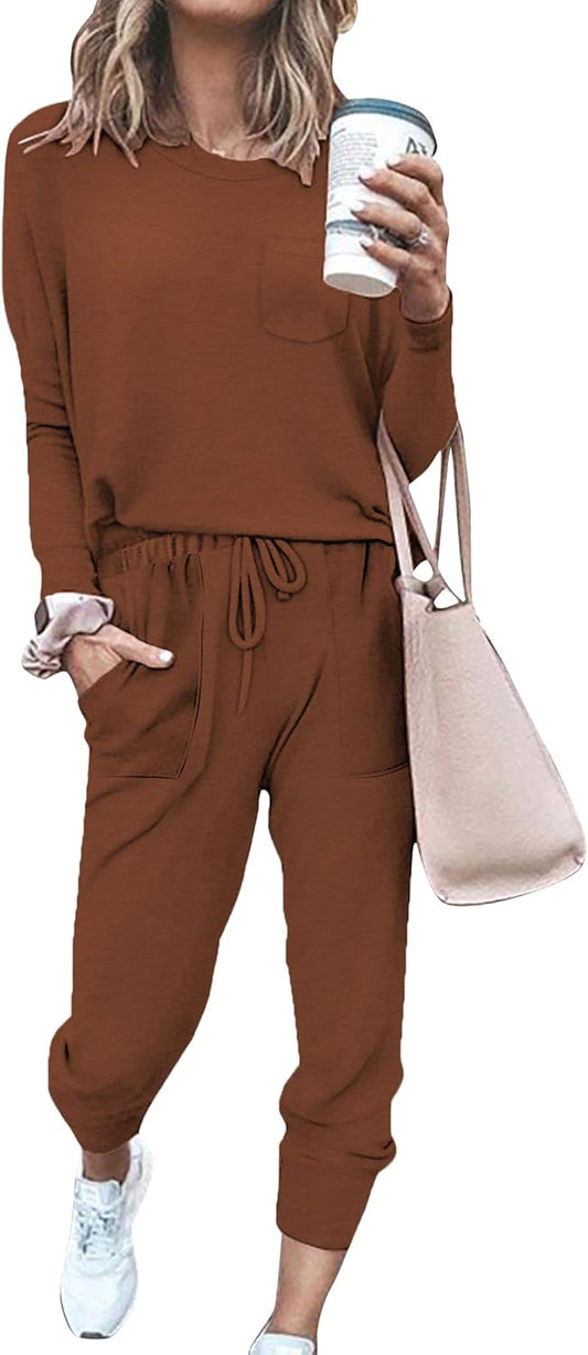 Comfortable Lounge Set - Emma-Blue Striped-S-Nora Luxe