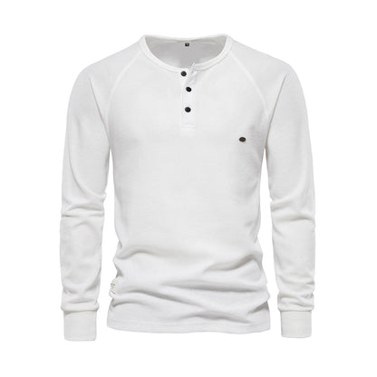 Comfortable Men's Sweater - Arvid-White-S-Nora Luxe