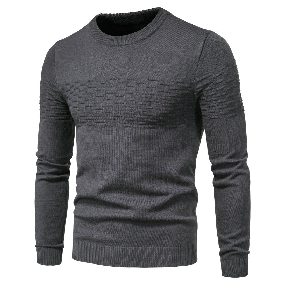 Comfortable Men's Sweater - Lorenzo-Black-M-Nora Luxe