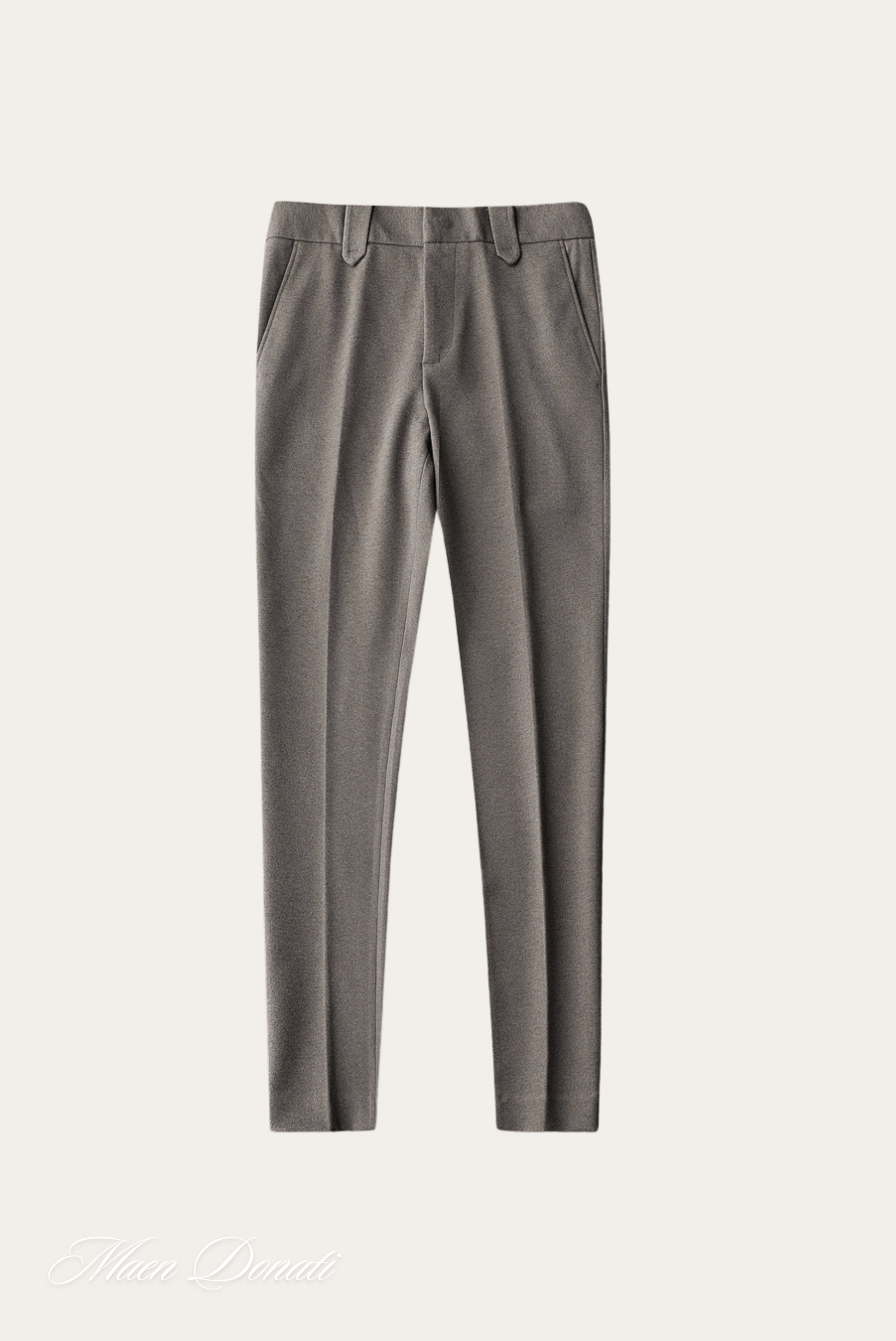 Comfortable Men's Trousers - Oliver-Light gray-29-Nora Luxe