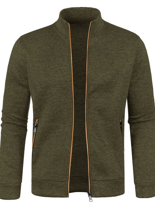 Comfortable Men's Vest - Marco-Olive Green-S-Nora Luxe