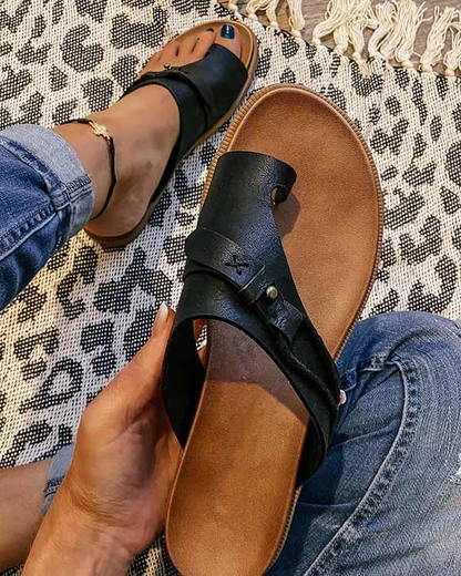 Comfortable Orthopaedic Ladies' Sandals – Liv-Black-36-State of Style