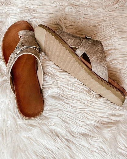 Comfortable Orthopaedic Ladies' Sandals – Liv-Brown-36-State of Style