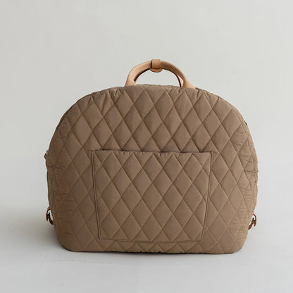 Comfortable Pet Carrier - PetStyle-Brown-S (17.32 x 8.66 x 14.17 inches)-Nora Luxe