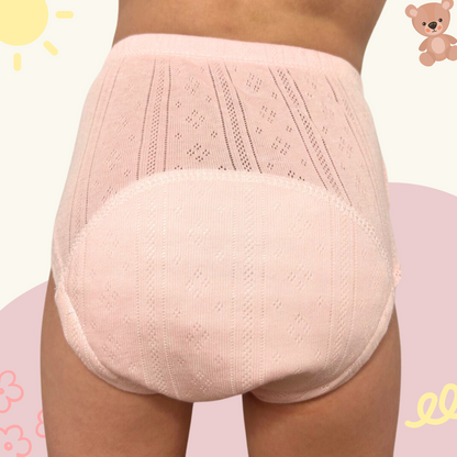 Comfortable Potty Training Underwear - TotTrainer-Pink (3 Pieces)-Medium (17.6–24.3 lbs)-Nora Luxe