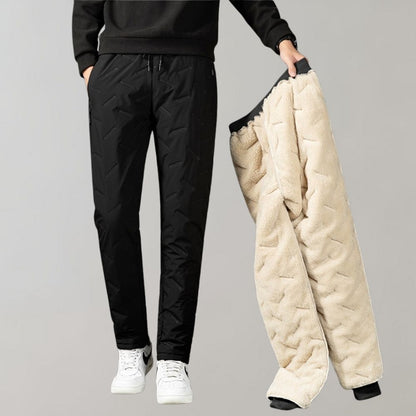 Comfortable Winter Trousers for Men - Logan-Black-M-Nora Luxe