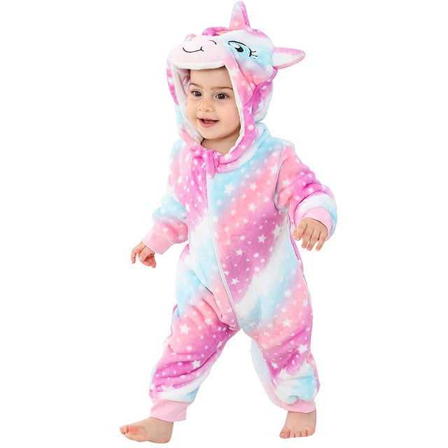 Comfy Baby Onesie with Hood - Soft Winter Warmth-9-2-6 Months-Nora Luxe