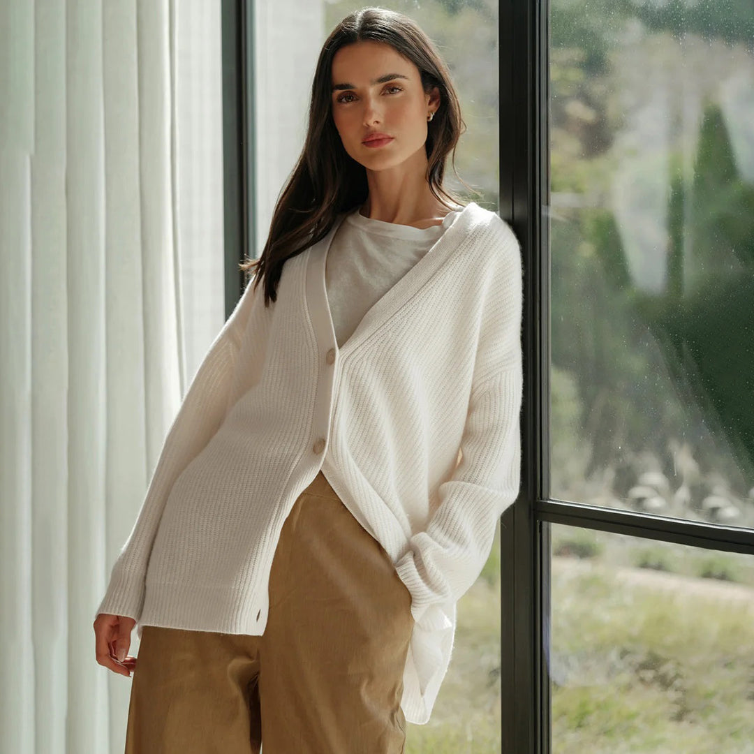 Comfy Ladies' Jacket - Emery-Ivory-XS-Nora Luxe